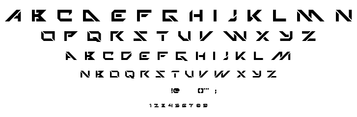 Techno Hideo font