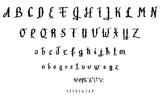 Teitheas font