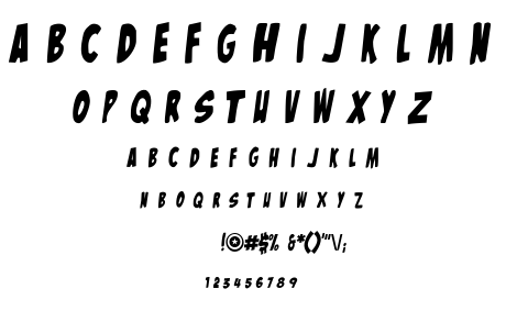 The Mighty Avengers font