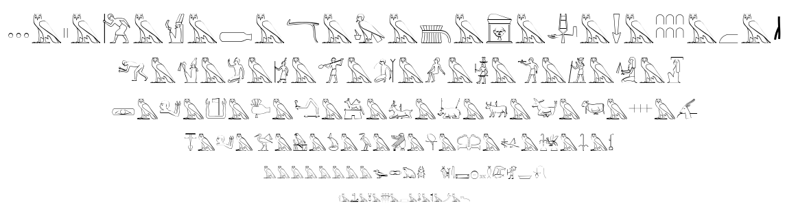 The Nile Song font