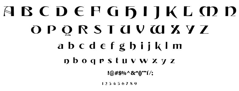 Tintoretto font