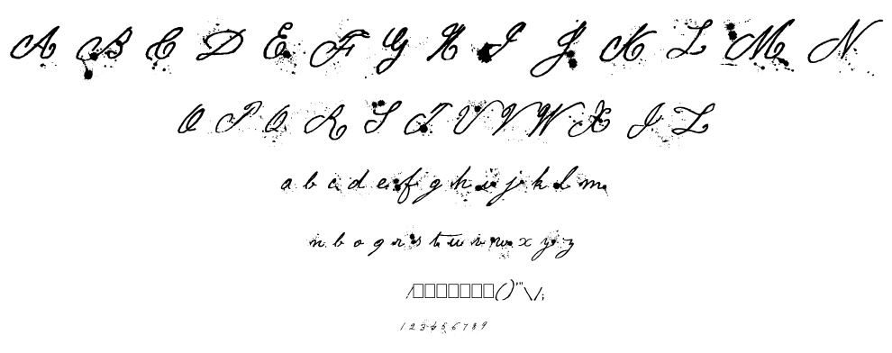 War letters font