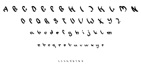 write a letter font