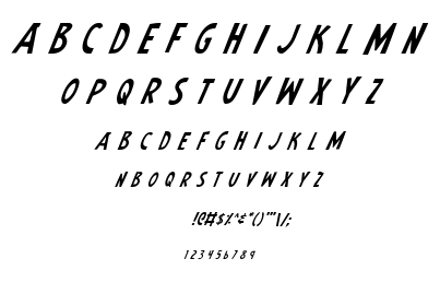 Earth’s Mightiest font