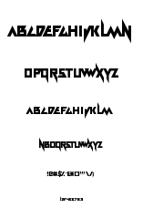 Electramaniacal font