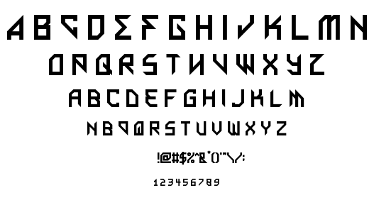 Metal Arhythmetic font