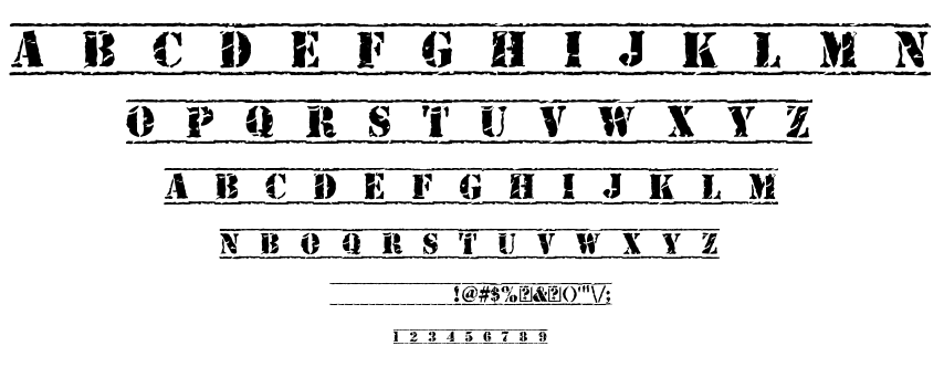 Old Stamper font