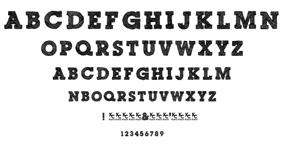 Scribble Box font