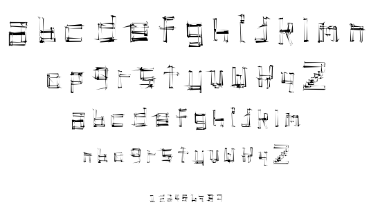 Stickchop font