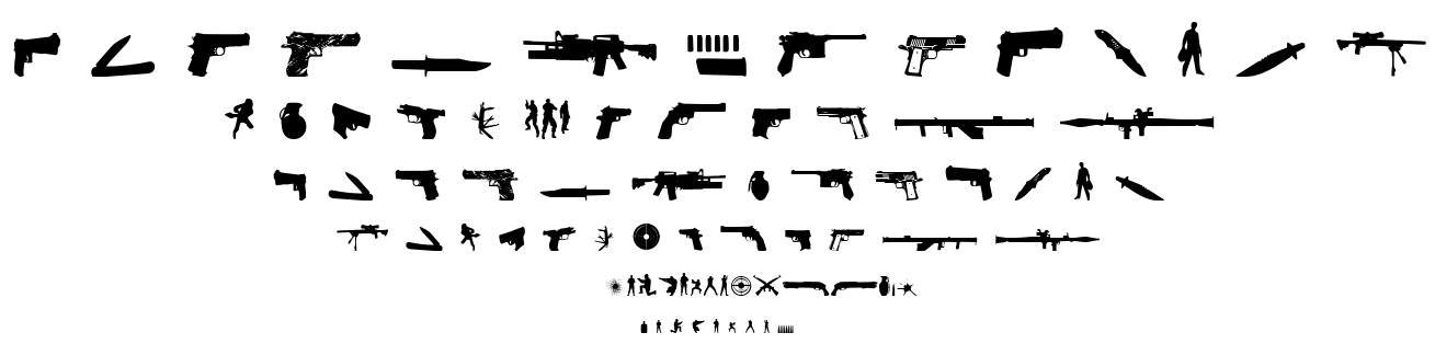 The Shooter font