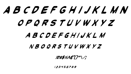 Toon Town Industrial font