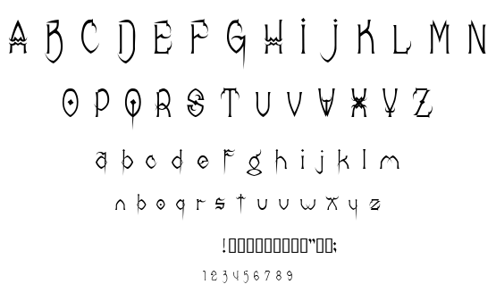 Donree’s Claws font