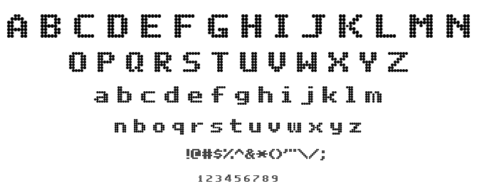 Matrix Complex NC font