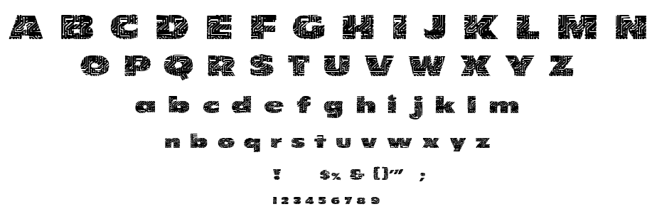PrintedCircuit font