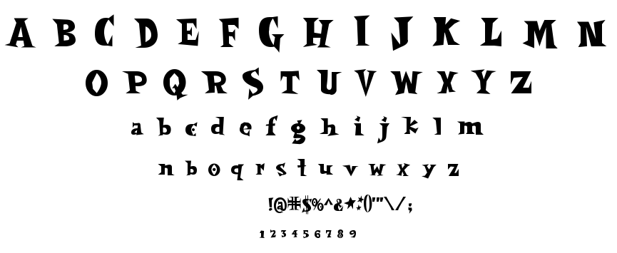 Spooky Magic font