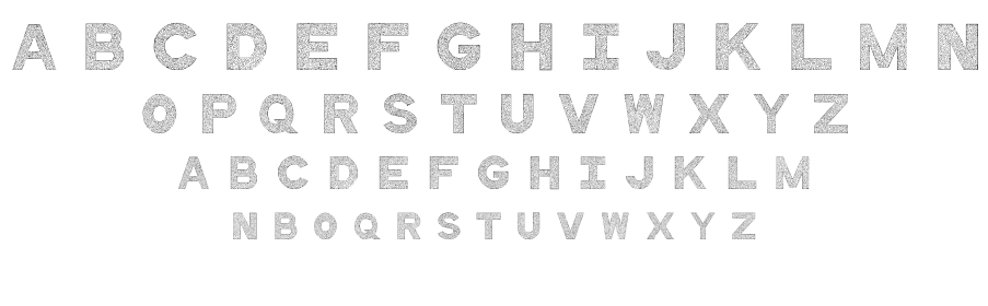 QuiltedStippled font