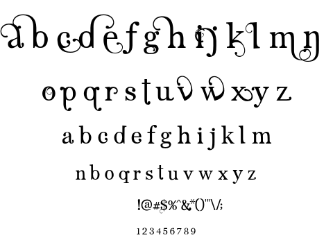 Angelic Serif font