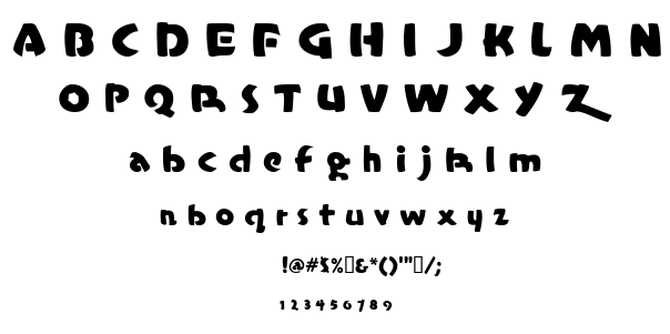 Casual Marker font