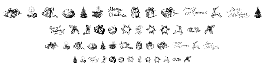 Christmas Nativity TFB font