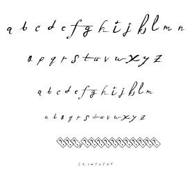 ExtraFine Script font