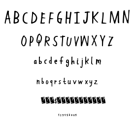 Hand Work font