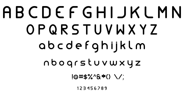 Simple Tfb font