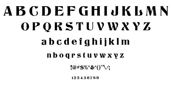Titania font