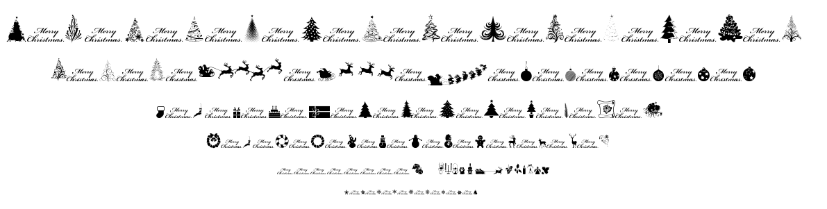 Xmas TFB Christmas font