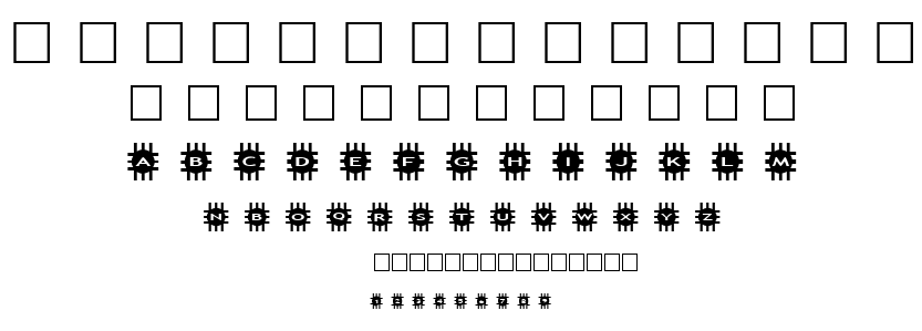 alphashapes grids font