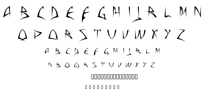 Baphomet font