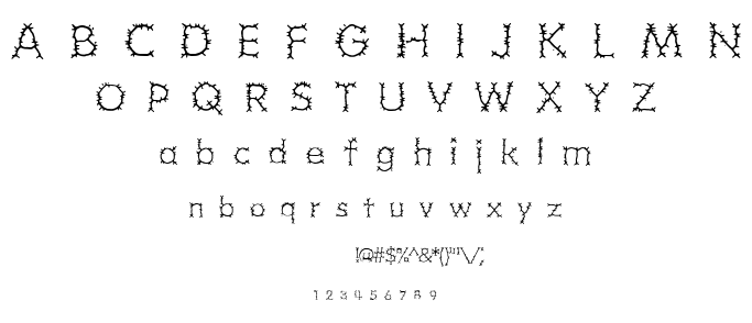 Grotesque BRK font