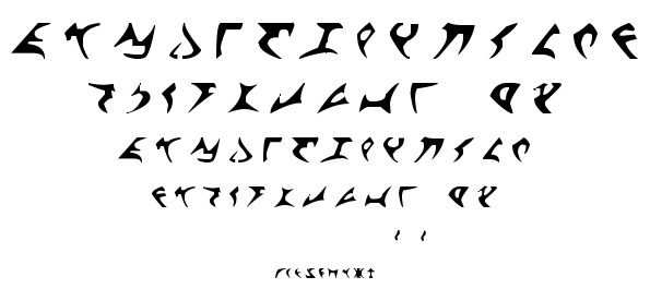Klingon font