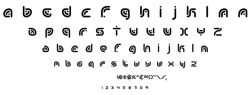 Sequence font