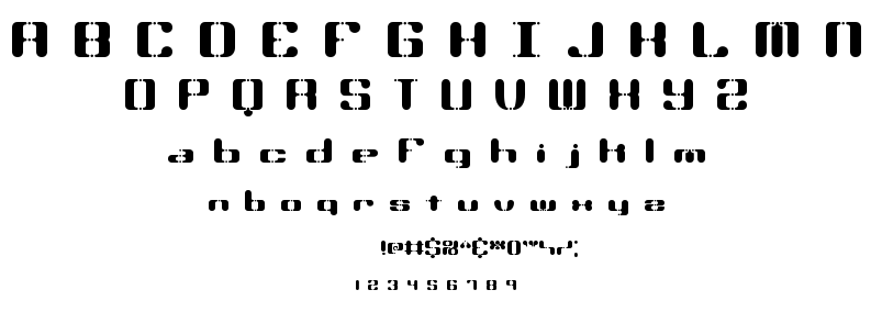 Syndrome font