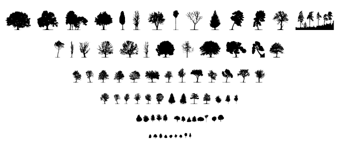 Trees TFB font