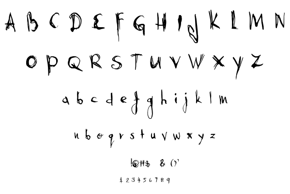 Abysmal Gaze font