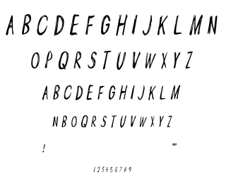 Angry Mob font