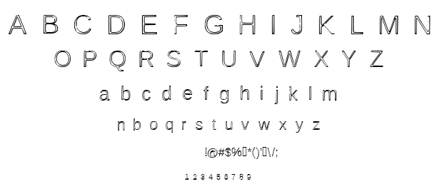 Awesome Outline font