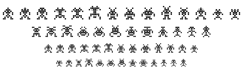 Binary Soldiers II font