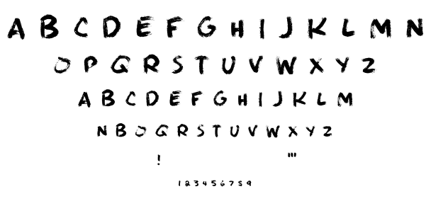 Brushie Brushie font