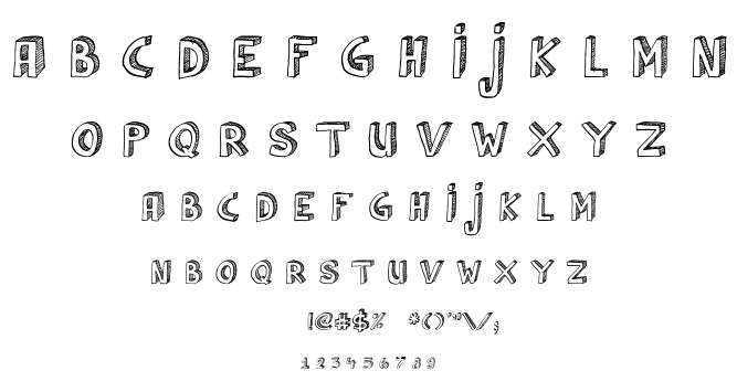 Cul De Sac font