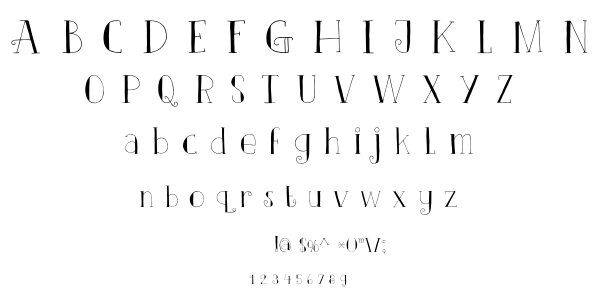 DK Clair De Lune font