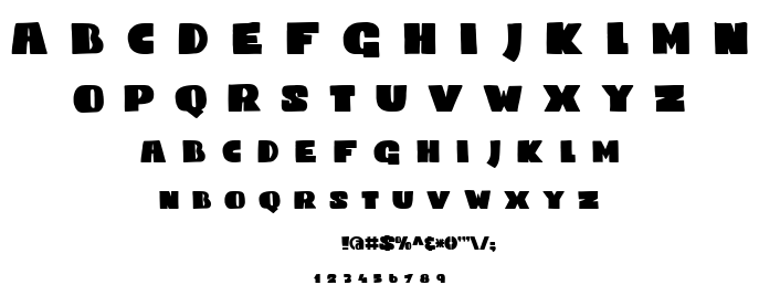 DK Codswallop font