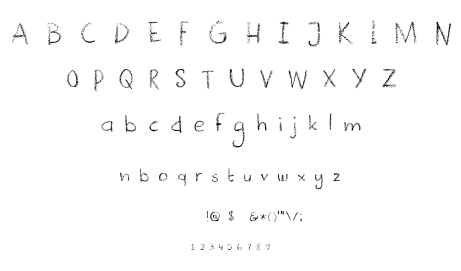 DK Crayonista font