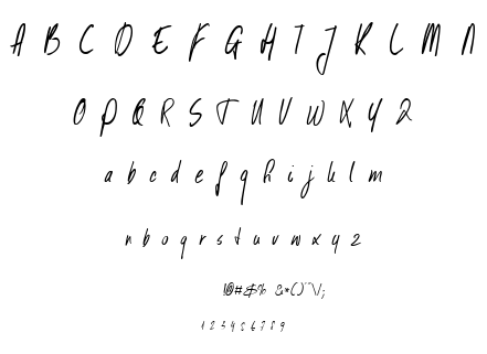 DK Kusukusu font