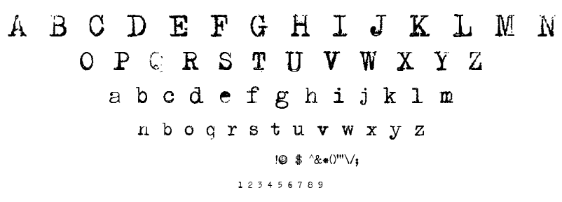 DK P.I. font