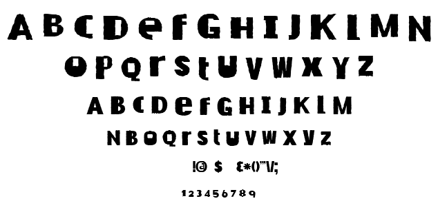 DK Rusty Cage font