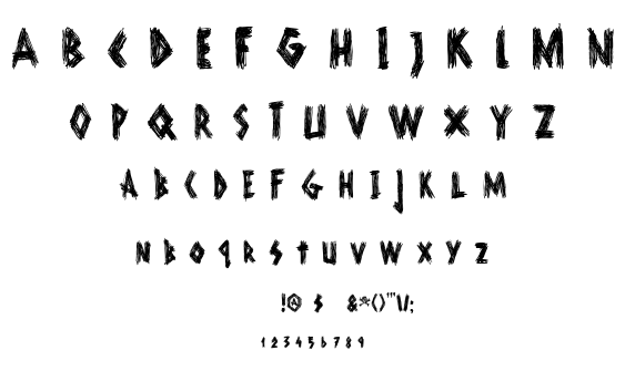 DK Scurvy Dog font