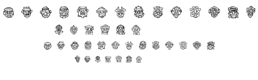 FE 20 Faces font