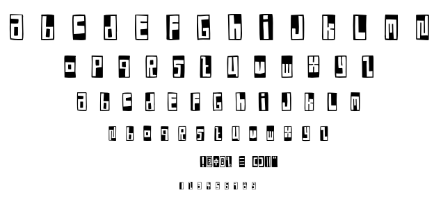 FE Box Font font